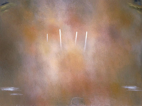 "The Fogbow Incident" Oil on linen, 42in x 56in, 2001