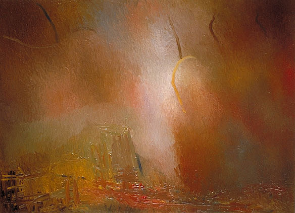 untitled  Oil on Linen, 22 in x 30 in, 2000