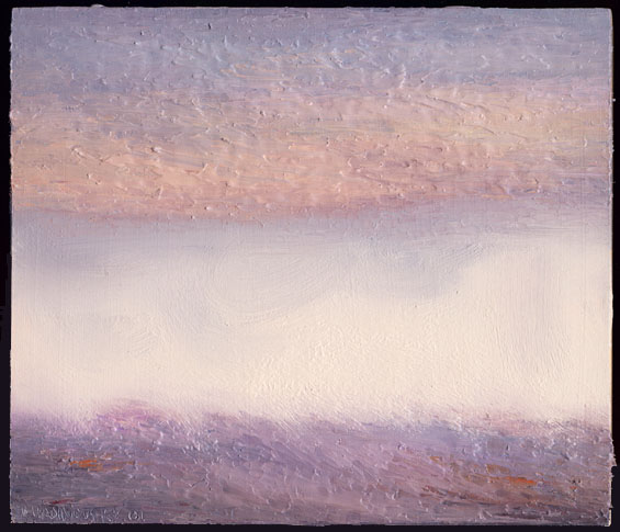"Heath #6" Oil on Panel, 6 5/8 in x 7 3/4 in, 2001
